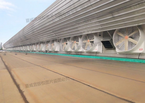 負壓風機：中國中車屋頂氣樓改造按照